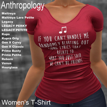 Second Life Marketplace - If you can't handle me randomly blurting out